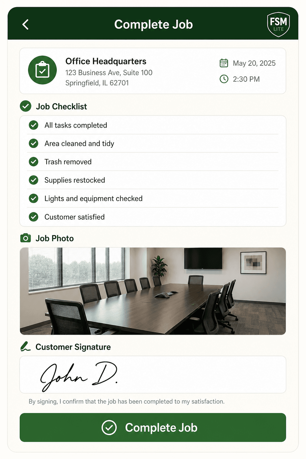 Checklists
